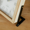 DecMode 9" Brown Wood Clock