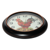 Infinity Instruments Rotterdam 12" Silent Rooster Wall Clock