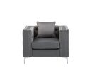 Lorreto Gray Velvet Chair