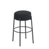 30" Tall, Round High Bar Stools, Set of 2 - Contemporary upholstered dining stools for kitchens, coffee shops and bar stores - Includes sturdy hardwar