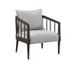 Spindle Accent Armchair with Removable Back Pillow