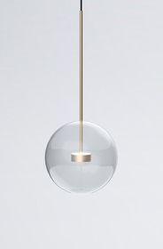 Soap Bubble Mickey Chandelier LED Living Room Bedroom Dining Room Glass (Option: 1lamp 1ball trumpet)