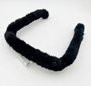 Plush Square Pressure Hairpin Sun Glasses Headband (Option: Black Plush Glasses Hair Band)