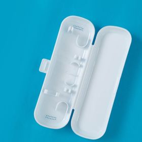 Male And Female Portable Electric Toothbrush Case (Option: Double Card White)