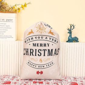 Fashion New Canvas Christmas Bag (Option: Style 1-40x60cm)