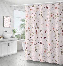 Bathroom Ins Morandi Terrazzo Shower Curtain (Option: Terrazzo Type B-100X180cm)