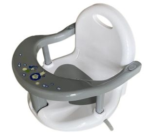 Baby Children Bath Stool Safety Chair (Option: Gray White Lion Pattern)