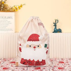 Fashion New Canvas Christmas Bag (Option: Style 2-40x60cm)