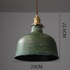 Cafe Simple Living Room Pendant Lamp (Option: Green B)