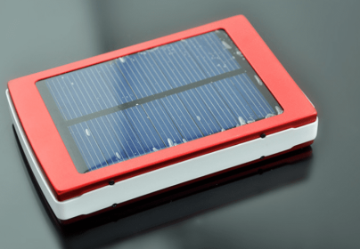 Aluminum Alloy Camping Lamp Solar Power Bank Material (Option: Red-10000MAh-1PC)