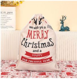 Fashion New Canvas Christmas Bag (Option: Style3-40x60cm)