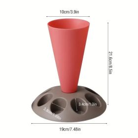 Decorating Bracket Cake Flower Tip Baking Tool (Color: Red)