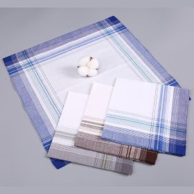 Pure Cotton Sweat Absorbing Men's Handkerchief Cotton Towel (Option: Style 3-38CM √ó 38CM)