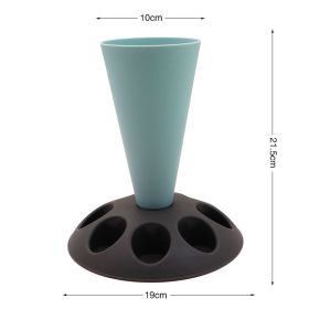 Decorating Bracket Cake Flower Tip Baking Tool (Color: Blue)