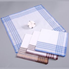 Pure Cotton Sweat Absorbing Men's Handkerchief Cotton Towel (Option: Style 4-38CM √ó 38CM)