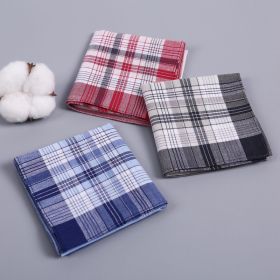 Pure Cotton Sweat Absorbing Men's Handkerchief Cotton Towel (Option: Style 1-40CM √ó 40CM)