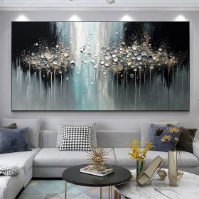 Handmade Oil Painting Abstract Texture Oil Painting On Canvas Large Wall Art Original White Painting Minimalist Art Custom Painting Modern Living Room (Style: 1, size: 40x80cm)