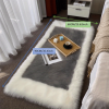 1pc, Soft and Fluffy Sheepskin Rug for Bedroom and Living Room - Non-Slip and Machine Washable Carpet for Dormitory and Room Decor