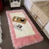 1pc, Soft and Fluffy Sheepskin Rug for Bedroom and Living Room - Non-Slip and Machine Washable Carpet for Dormitory and Room Decor