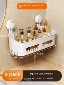 Storage Suction Cup Vacuum Punch Free Storage Rack (Option: Style8)