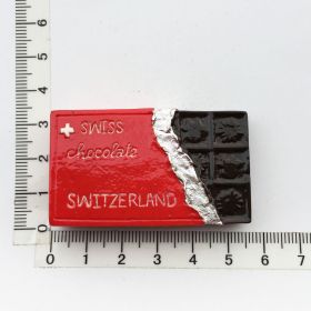 Food Tourism Commemorative Decorative Crafts Painted Magnetic Refridgerator Magnets (Option: Swiss Chocolate)